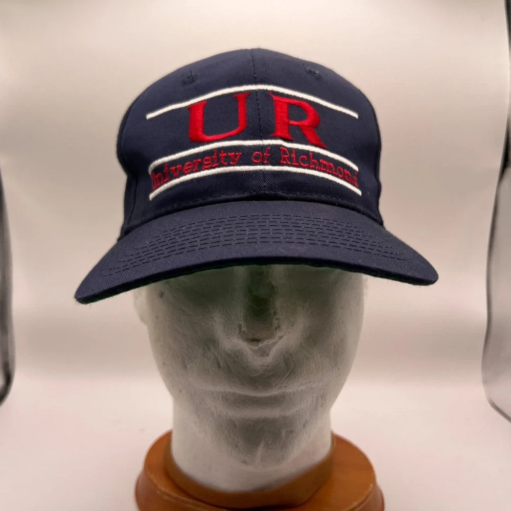 Vintage University of Richmond Hat The Game Russell Athletic Navy Blue Snapback
